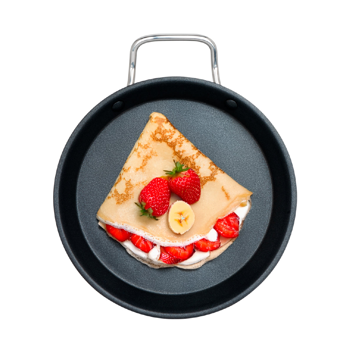 Cookit Comal de Acero Inox 24 cm Antiadherente CCP24