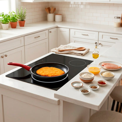 Sartén de Aluminio Cookit 28 cm CAFP28 Antiadherente Xylan Plus Compatible con Inducción y Todo Tipo de Estufas