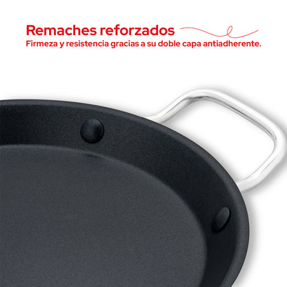 Cookit Comal de Acero Inox 24 cm Antiadherente CCP24