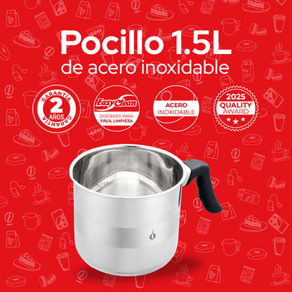 Cookit Pocillo 1.5 L Acero Inoxidable CMP015