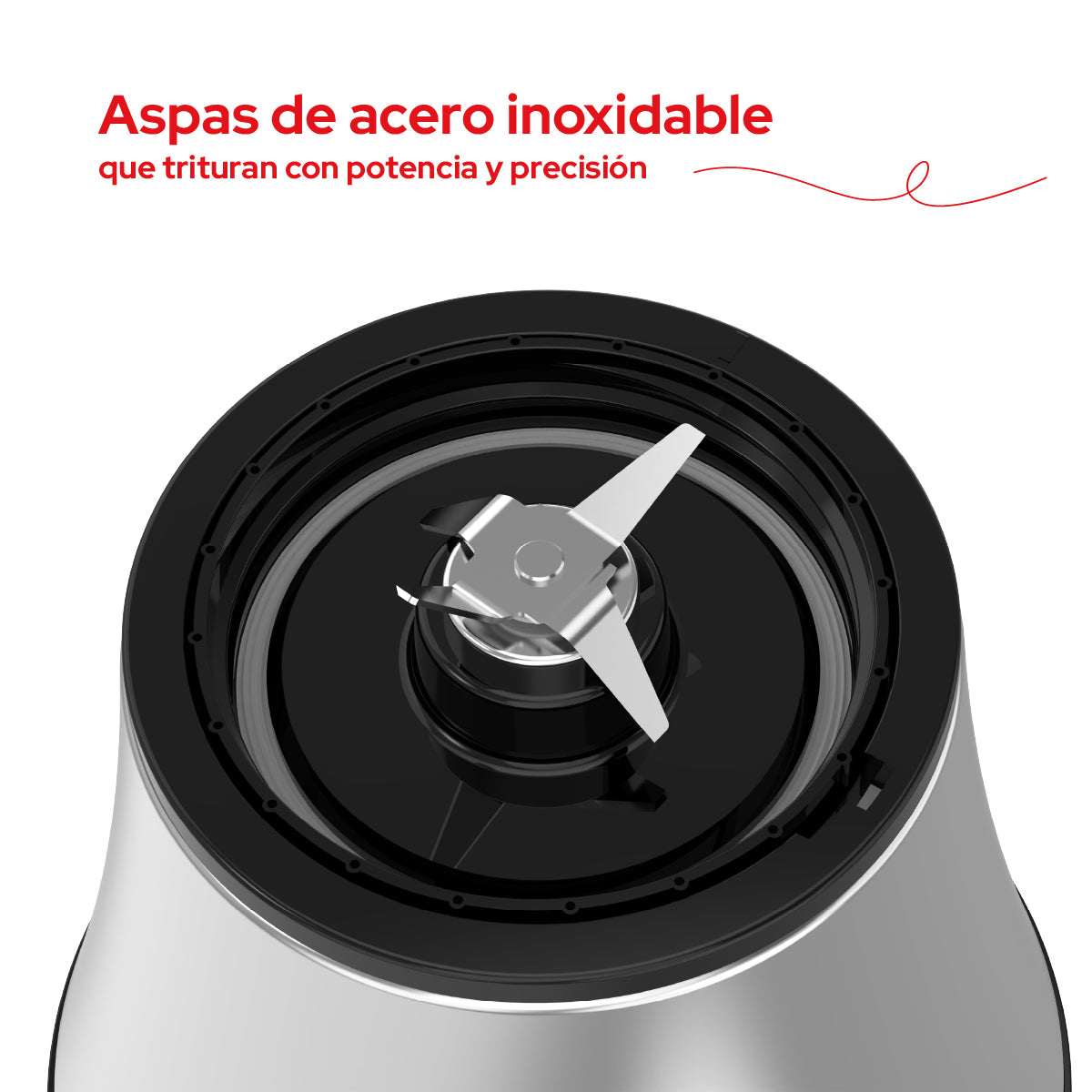 Cookit Licuadora Personal CPB06 500w Vaso Tritan 600ml Acero Inox